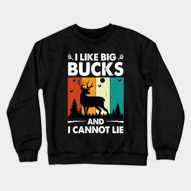 I like Big Bucks And I Cannot Lie Crewneck Sweatshirt by badrianovic